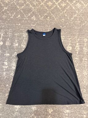 Old Navy Black Ribbed Tank Top